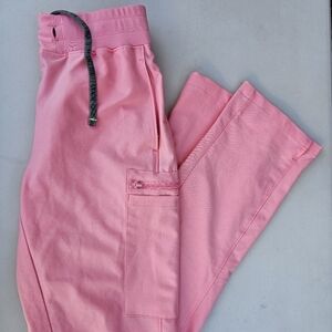 Pink Straight Leg Landau Forward Scrub Pants